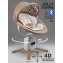 Качели электронные детские Amarobaby Jolly swing, бежевый, белый вкладыш