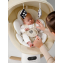 Качели электронные детские Amarobaby Jolly swing, бежевый, белый вкладыш