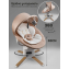 Качели электронные детские Amarobaby Jolly swing, бежевый, белый вкладыш