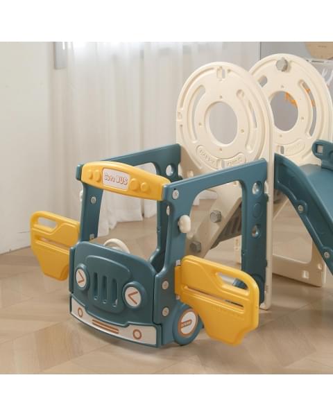 Игровой комплекс с горкой UNIX Kids Bus 171 см Yellow