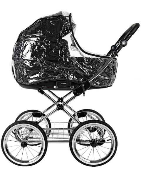 Детская коляска Roan Bass Next Classic 2.0 d14 3 в 1 с автокреслом Tutis Elo Lux EduSky Black BSNC/95/2 Caviar/Black/руч.Cappuccino