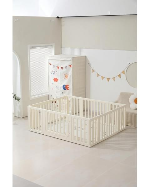 Манеж-стеллаж UNIX Kids 2 в 1 White