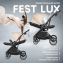 Детская прогулочная коляска Farfello Fest Lux Бежевый FL-10