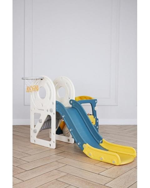 Игровой комплекс с горкой UNIX Kids Bus 171 см Yellow