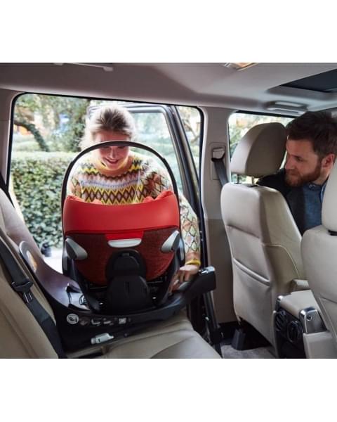 Автокресло Cybex Cloud Z i-Size (0-13 кг), Spring Blossom Dark (Черный с рисунком)
