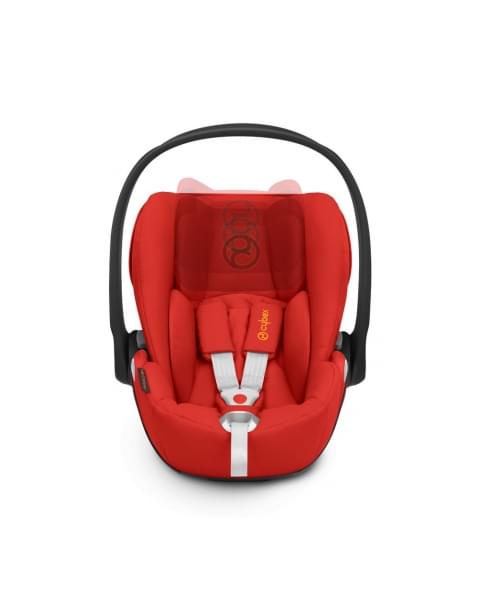 Автокресло Cybex Cloud Z i-Size (0-13 кг), Spring Blossom Dark (Черный с рисунком)