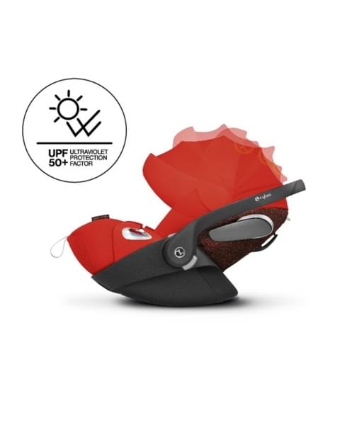 Автокресло Cybex Cloud Z i-Size (0-13 кг), Spring Blossom Dark (Черный с рисунком)