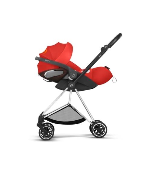 Автокресло Cybex Cloud Z i-Size (0-13 кг), Spring Blossom Dark (Черный с рисунком)