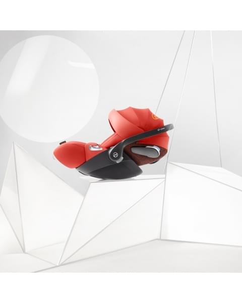 Автокресло Cybex Cloud Z i-Size (0-13 кг), Spring Blossom Dark (Черный с рисунком)