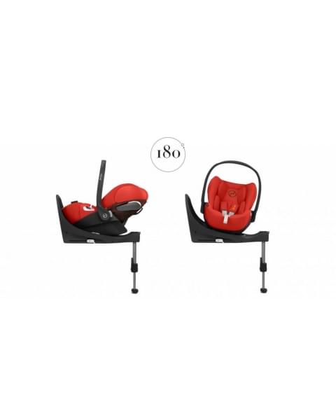 Автокресло Cybex Cloud Z i-Size (0-13 кг), Spring Blossom Dark (Черный с рисунком)