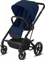 Коляска прогулочная Cybex Balios S Lux шасси Black, Navy Blue (Темно-синий / Без дождевика)