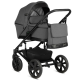 Удобная коляска с аксессуарами Noordi Aqua 2 в 1, Dark Grey / Темно-серый (633)