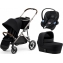 Коляска 3 в 1 Cybex Gazelle S шасси Taupe, Deep Black (Черный)
