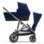 Коляска 3 в 1 Cybex Gazelle S шасси Taupe, Deep Black (Черный)