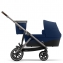 Коляска 3 в 1 Cybex Gazelle S шасси Taupe, Deep Black (Черный)