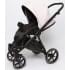 Детская коляска Peppy Zoom 2 в 1 20 Black экокожа/Розовая экокожа