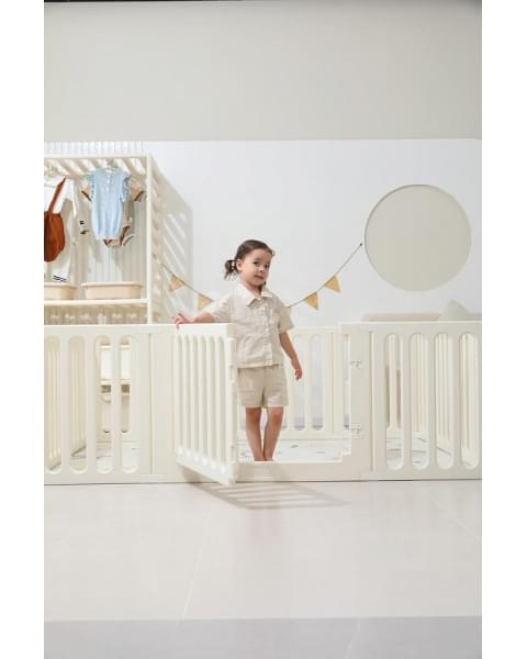 Манеж-стеллаж UNIX Kids 2 в 1 White