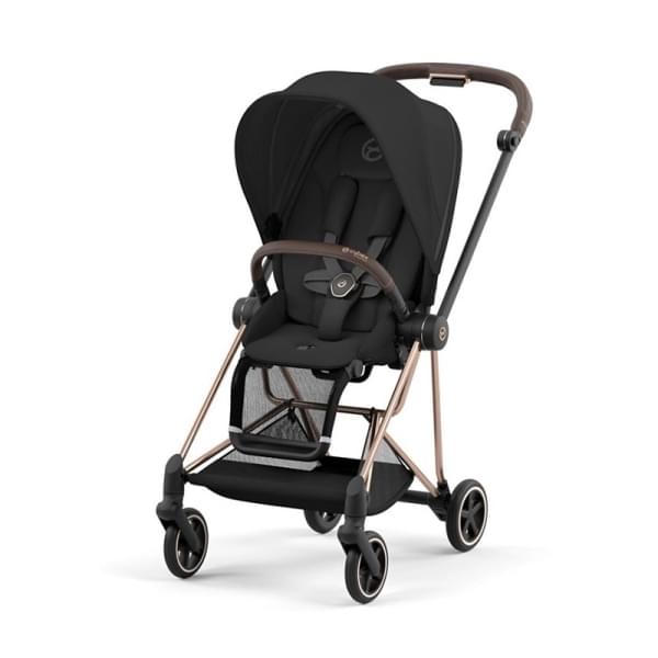 Cybex Mios III прогулочная коляска, шасси Rosegold, Sepia Black