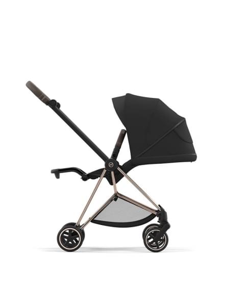 Cybex Mios III прогулочная коляска, шасси Rosegold, Sepia Black