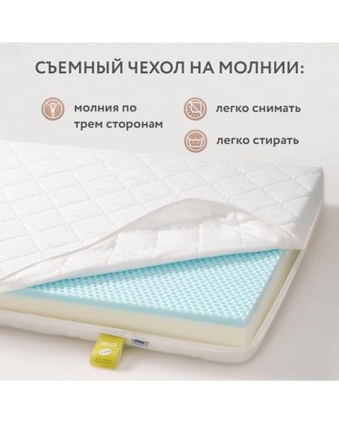 PLITEX Матрас в кроватку Orto Fusion (160х80х12 см)