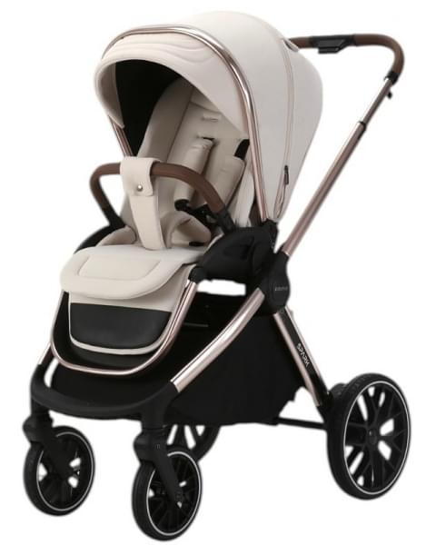 Детская коляска Adamex Spark SE 2 в 1 1-VANILLA-CHAMPAGNE - СВ.БЕЖ-РАМА ШАМПАНЬ