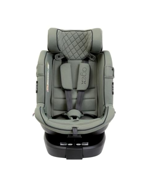 Автокресло Agex Drive i-Fix (0-36 кг), Luxury Green (Зеленый)
