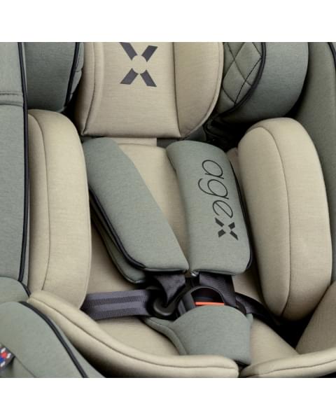 Автокресло Agex Drive i-Fix (0-36 кг), Luxury Green (Зеленый)