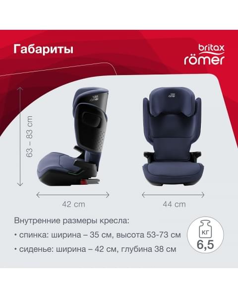 Автокресло Britax Roemer Kidfix M i-SIZE Moonlight Blue