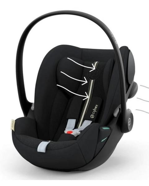 Автокресло Cybex Cloud G i-Size Plus (0-13 кг), Moon Black (Черный)
