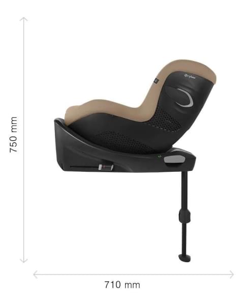 Автокресло Cybex Sirona Gi Plus i-Size & Base (0-18 кг), Almond Beige