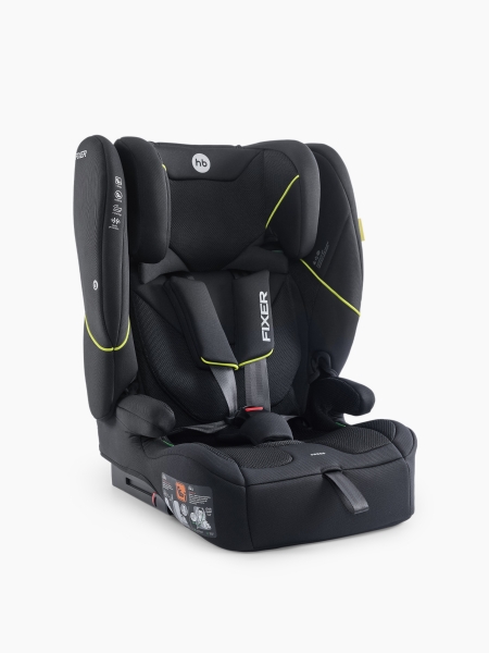 Автокресло FIXER (9-36 кг) от Happy Baby total black
