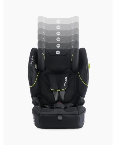 Автокресло FIXER (9-36 кг) от Happy Baby total black