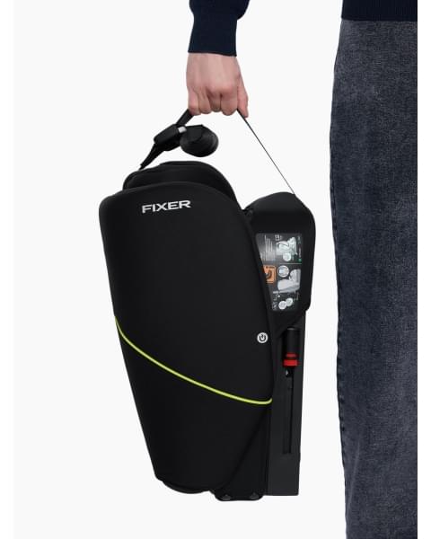 Автокресло FIXER (9-36 кг) от Happy Baby total black