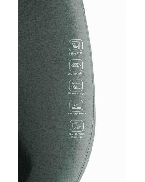 Автокресло Indigo E-Tron i-size isofix зеленый