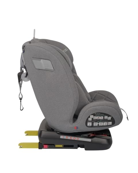 Автокресло Indigo TOURNEO S isofix 0+1+2+3 (0-36 кг) серый