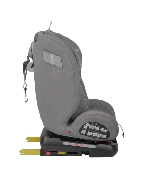 Автокресло Indigo TOURNEO S isofix 0+1+2+3 (0-36 кг) серый