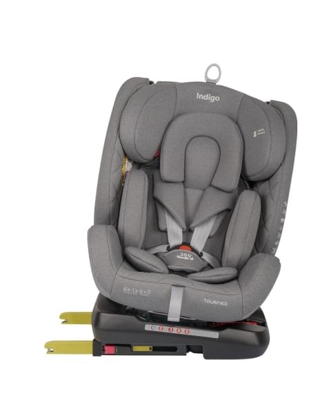 Автокресло Indigo TOURNEO S isofix 0+1+2+3 (0-36 кг) серый