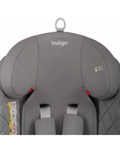 Автокресло Indigo TOURNEO S isofix 0+1+2+3 (0-36 кг) серый
