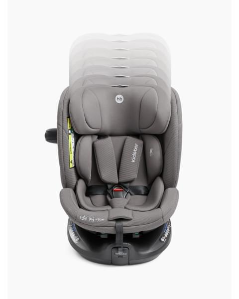 Автокресло KIDSTER от Happy Baby dark grey