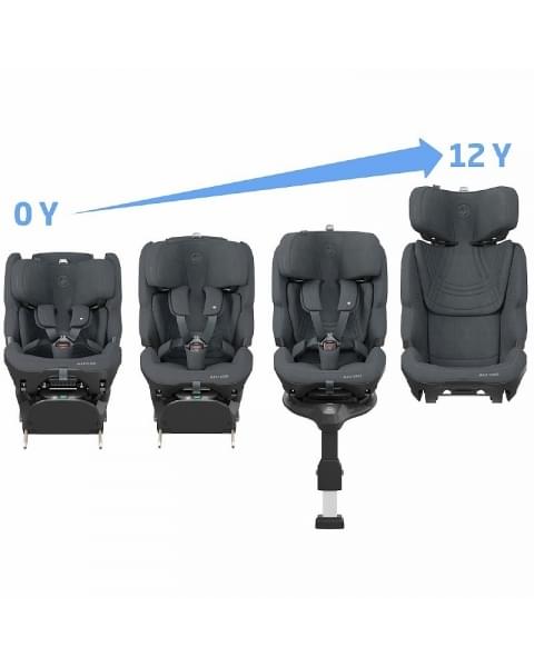 Автокресло Maxi-Cosi Pearl XL Slide Pro (0-36 кг), Authentic Graphite (Графит)