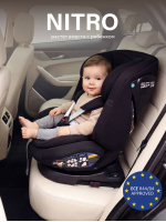 Автокресло Rant Nitro new isofix группа 0/1/2/3 (0-36 кг) Black