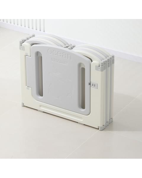 Манеж UNIX Kids Ocean 114x114 см Grey