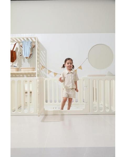 Манеж-стеллаж UNIX Kids 2 в 1 White