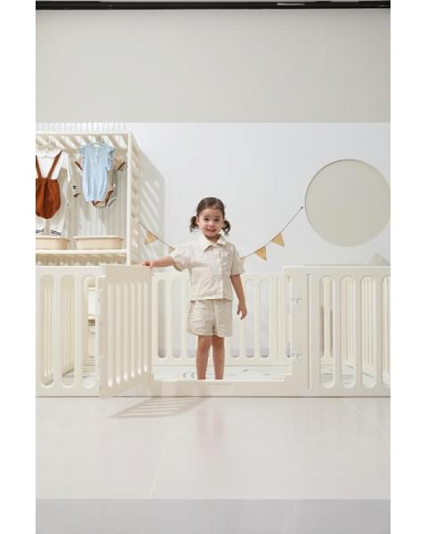 Манеж-стеллаж UNIX Kids 2 в 1 White