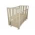 Детская кровать Антел LADA-1 (универсальный маятник, колеса) Кашемир