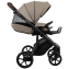 Детская коляска Roan Bass Next Кожа 2.0 3 в 1 с автокреслом Tutis Elo Lux EduSky Black BNL/71/2 Cappucino/Black/ руч.Коричневый