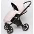 Детская коляска Peppy Zoom 2 в 1 20 Black экокожа/Розовая экокожа