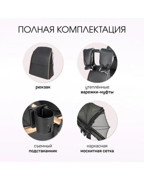 Коляска трансформер Aimile Adventurer черный