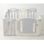 Манеж UNIX Kids Ocean 114x114 см Grey