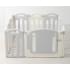 Манеж UNIX Kids Ocean 114x114 см Grey